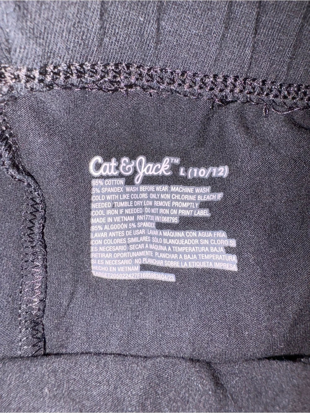 Cat & Jack Black Pull-On Leggings
